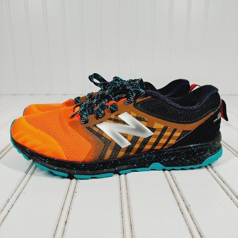 New Balance Nitrel V1 FuelCore Trail Running Shoes Orange Black Sneakers F507